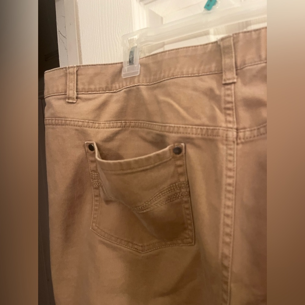 22W Tall CJ Banks Beige Trousers - Picture 6 of 9